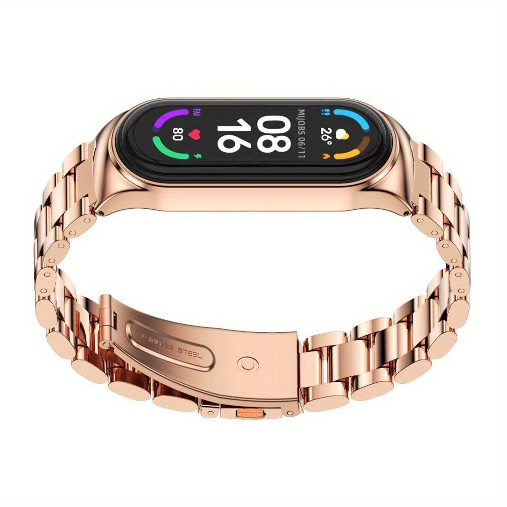 Strap for Mi Band 8 7 6 5 4 3 Metal Correa Mi Band 6 Bracelet Opaska Mi Band 5 Wristband Pulseira Miband Watch Bend NFC