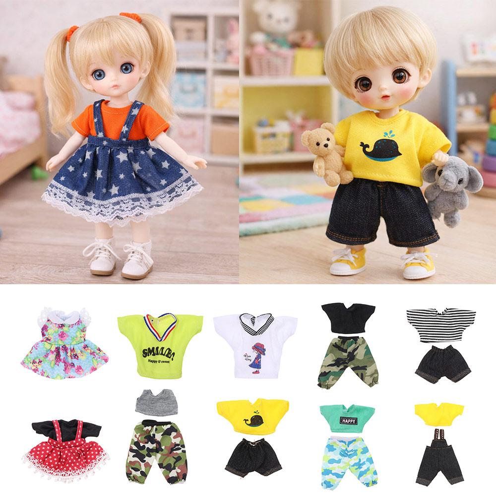 DIY Fashion Dress Up Girls Toys Best Gifts Doll Clothes Dolls Skirt Suit