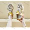 Fashion Women's Platform Sneakers 2025 Spring New Breathable Comfortable Running Shoes Height Increase Fashion Cross Tied Casual Shoes