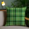 Fröhlichen St. Patrick's Day Kissenbezug aus weichem Plüschstoff, doppelseitig bedruckt, für Sofa und Zuhause – das perfekte Geschenk für jede Jahreszeit!