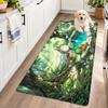 Flannel Kitchen Mat My Neighbor Totoro Soft Area Rug Non Slip Floor Carpet Home Decoration