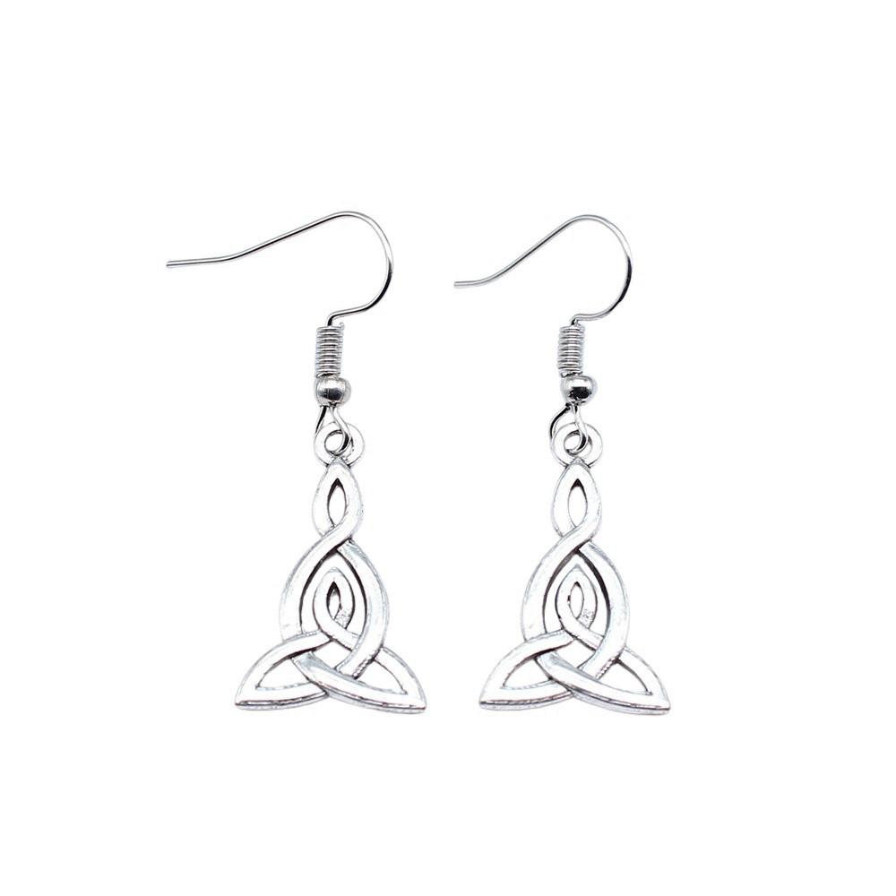 Drop & Dangle Earring Celtic Hexagram Kids' Jewelry MaterialsEarring Size 18x19mm QE006