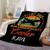 Pilot Dad Blanket With Customizable Name Four Seasons Comfortable Shawl Blanket Suitable For Home Travel Camping Office Decoration Perfect Gift For