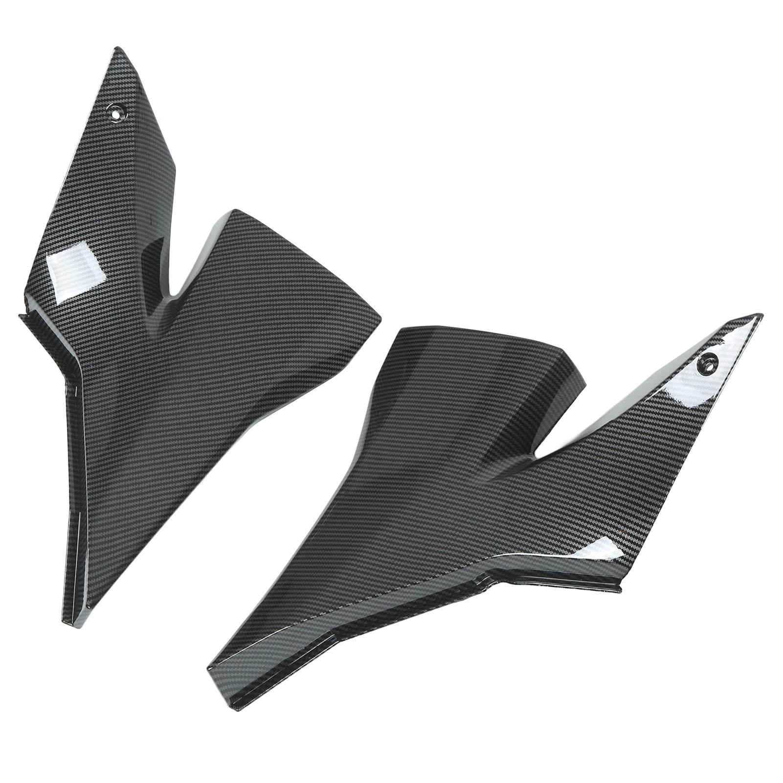 

2PCS Motorcycle Fuel Tank Side Panel Cover Carbon Fiber Style Fairing Replacement for ZX 10R 2004‑2005