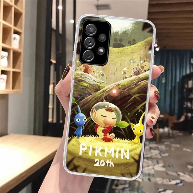 Game P-PikminS 4 Soft Phone Case For Samsung Galaxy A52 A42 A32 A22 A12 A02S A51 A50 A41 A31 A21S A71 A40 A30S A20E A10S A70