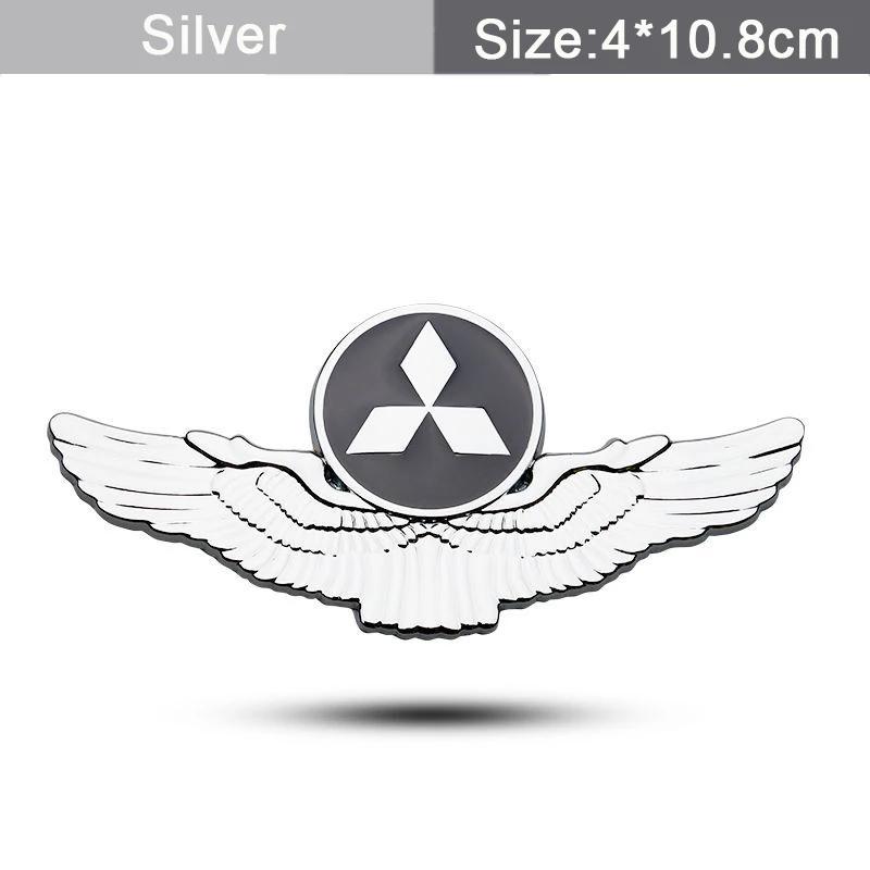 

Для Mitsubishi Lancer 9 10 ASX L200 Colt Pajero Outlander Eclipse Автомобільна Бічна Наклейка Наклейка на Багажник Форма Крила Декаль Авто Декор срібний