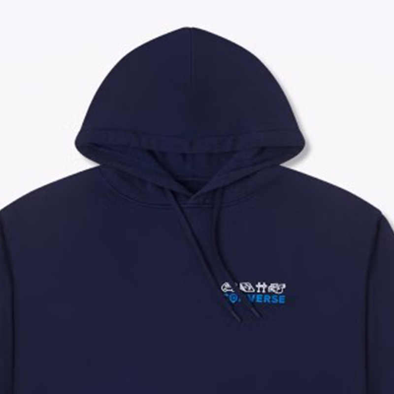 New Converse Sweatshirts Unisex Marine Blue 10026551-A03