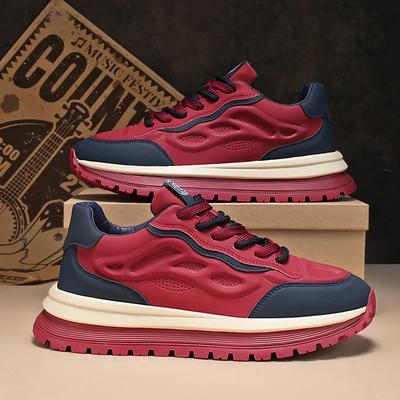 Fashion New Exquisite Men's Sneakers Fashion Trend Versatile Casual Shoes Thick Soled Height Increasing Outdoor Sports Running Shoes