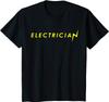 Electrician Thunderbolt Superhero Electrician Youth Unisex T-shirt