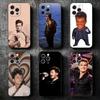 L-Luis M-Miguel Singer Soft Phone Case for iPhone 16 16E 17 Air 15 Pro Max 14 Plus 13 Mini 11 12 7 Black Cover Back Shell