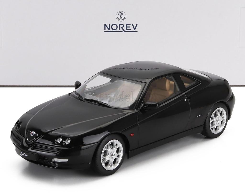 scale Alfa Romeo GTV NOREV 1999 BLACK 187841 1/18