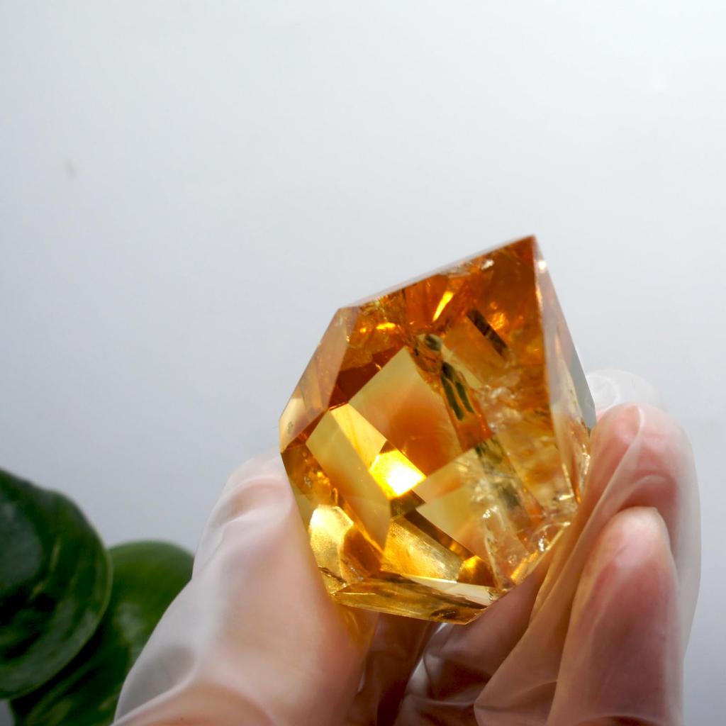 Citrine Natural Quartz Carefully Raw Feng Good Home New Gift [TANAKA YA] Crystal, Selected, High-Quality Ornament, Stone, Purification, Mineral,