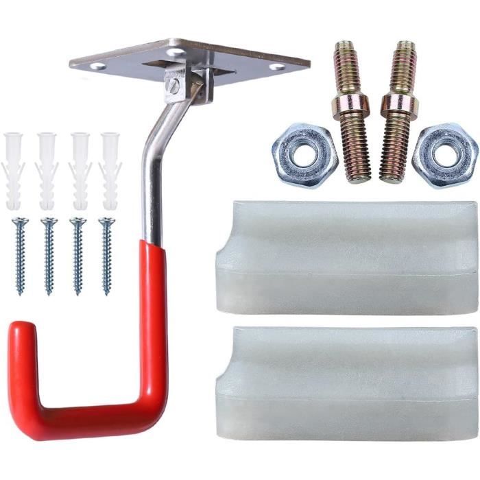 Crochets réglables - haishes - horse-utility - métal - blanc - stockage mural