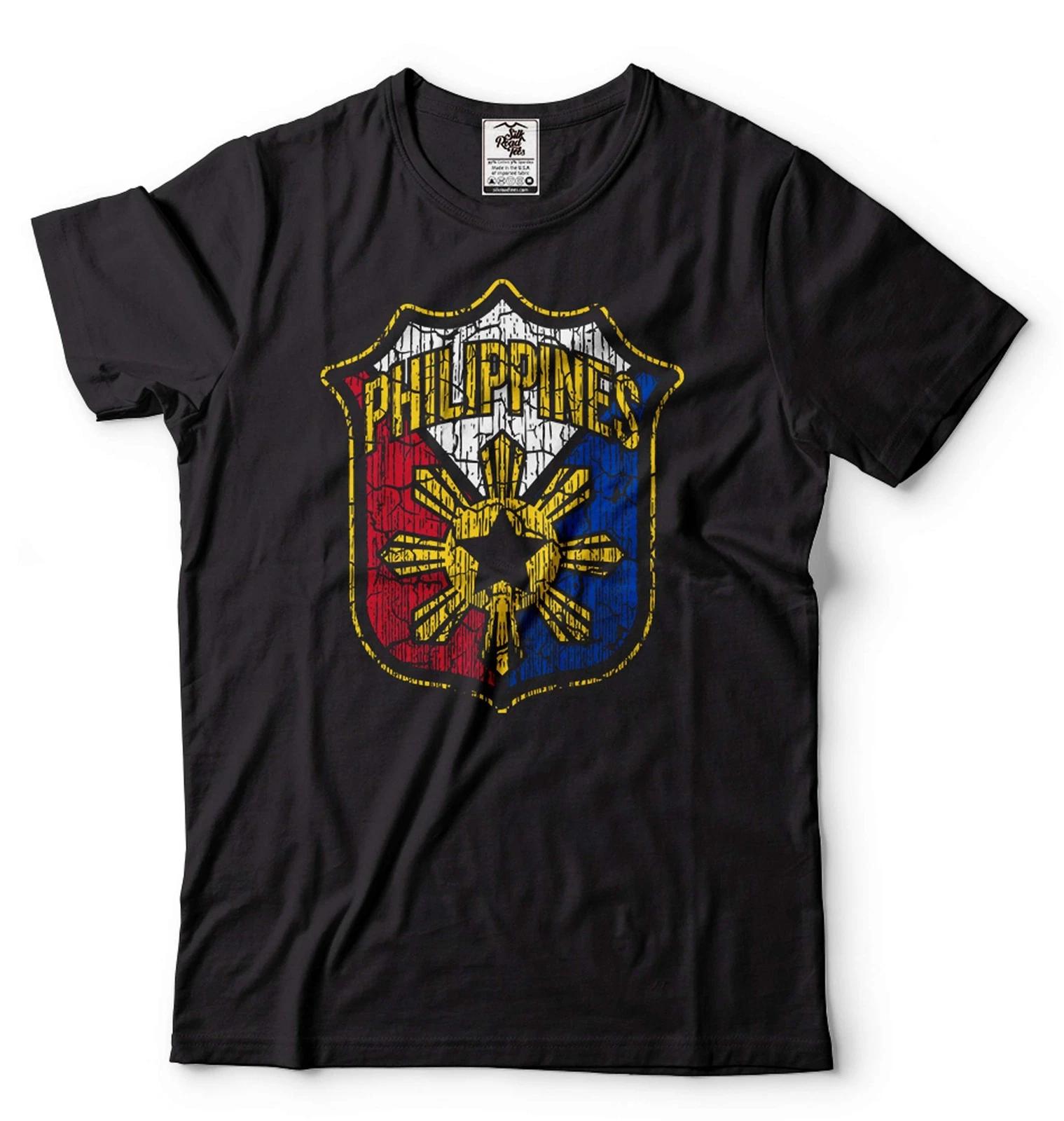 Philippines National Flag Logo Country Shirt Philippines Patriotic Gifts L