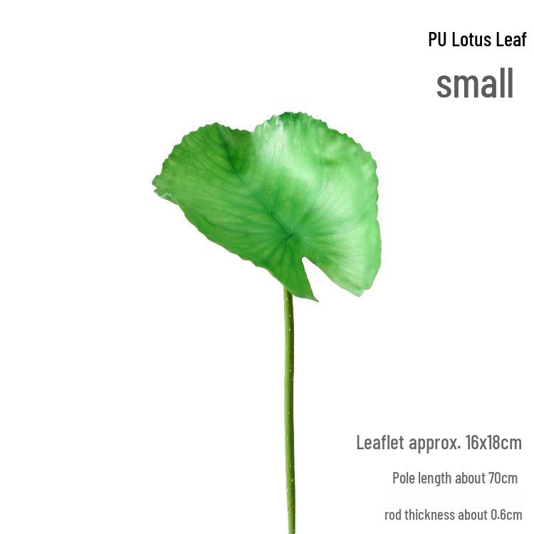 Artificial Lotus Leaf Pond Scenery Props with Stem for Stage and Landscape Photography