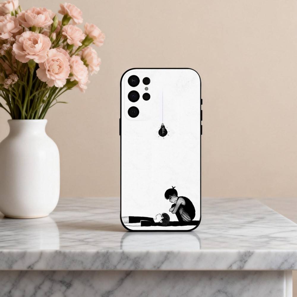 G-Game O-Omori-L Phone Case For Samsung S25,S24,S21,S22,S23,S30,Ultra,S20,Plus,Others Soft Black Case