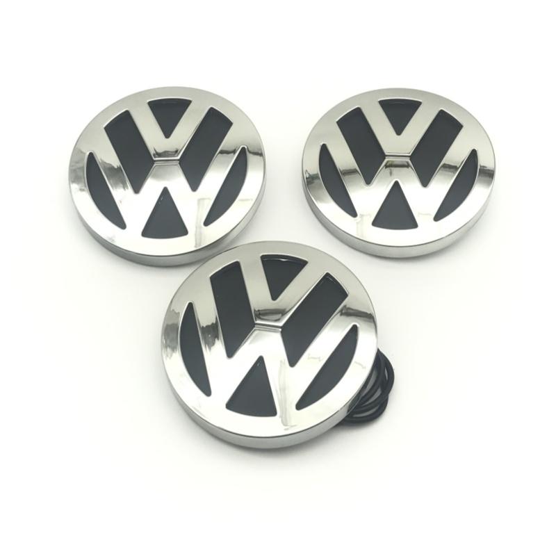 For VOLKSWAGEN 11cm 4D Badge For VW Logo Light LED Trunk Light 4D VW Logo Light Grille Badge For VW Volkswagen Bora Golf Jetta P
