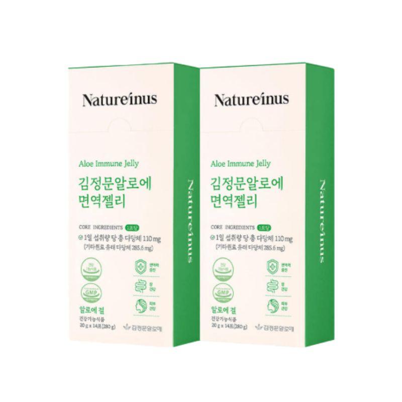 

[KIM JEONG MOON ALOE] Aloe Immune Jelly Stick (20g x 14 sticks) x 2ea Set – Total 28 Days Supply for Immunity, Gut Health & Skin Radiance