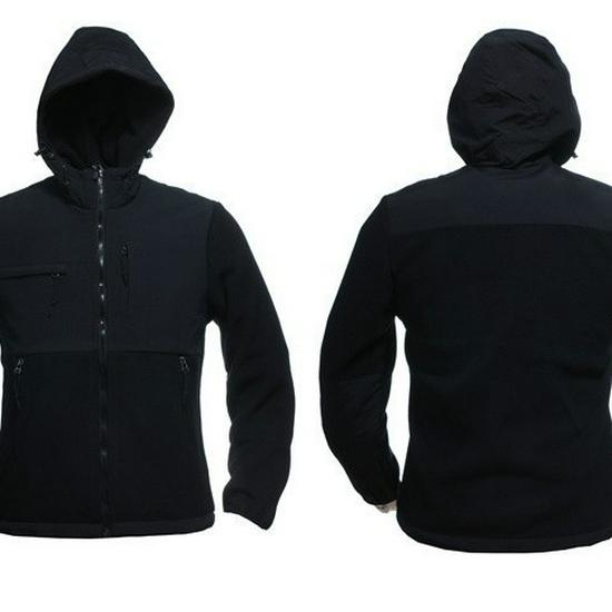 European and American North Denali Fleece Hoodie - Warm Hooded Sweatshirt with Embroidered Logo