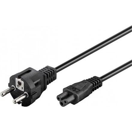 Goobay | NK 114 S-180 | Power cable | CEE 7/7 power supply | IEC 60320 C5 power supply | 1.8 m | Black | Black