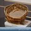 Trendy Diamond Texture Plastic Fruit & Candy Dish