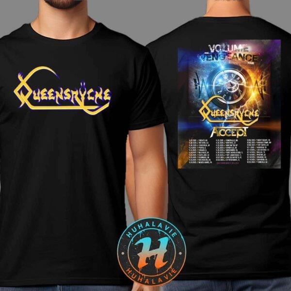 

Queensryche Volume And Vengeance Tour For Fall Of 2025 Dates List With Special Unisex T-Shirt M
