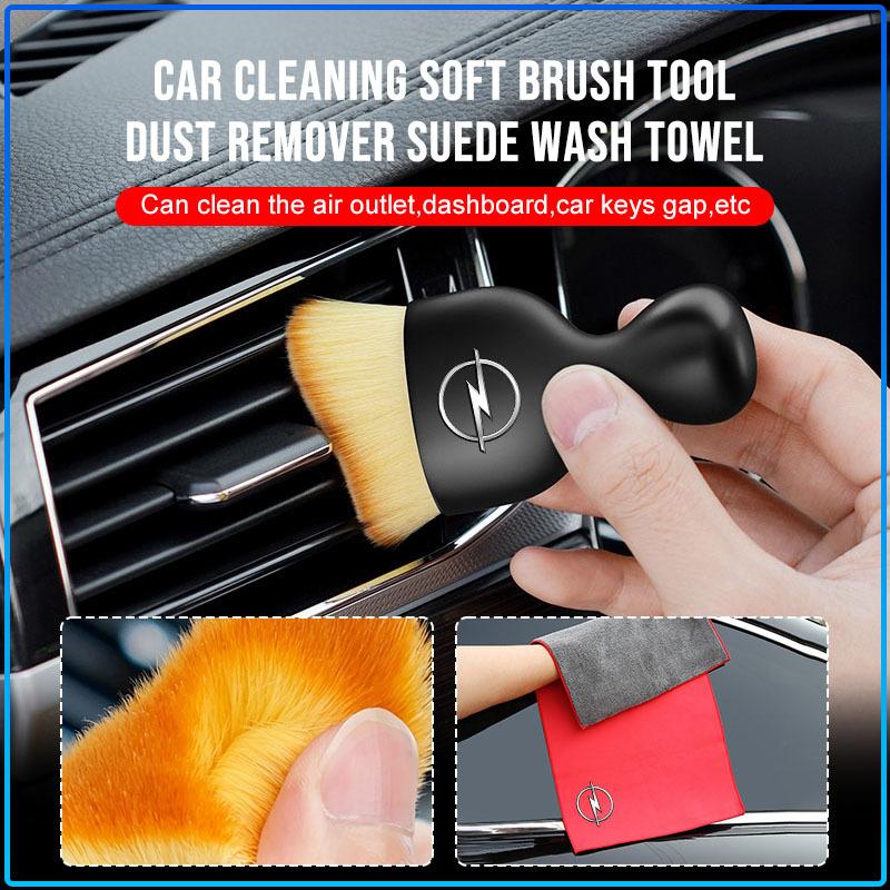 Car Cleaning Soft Brush Car Wash Towel Microfiber Cleaning Rag Cloth For Opel Astra h j k g Insignia Vectra c Corsa c Zafira b etc