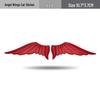 3D Metal Angel & Eagle Wings Car Logo Sticker for Sedan Customization