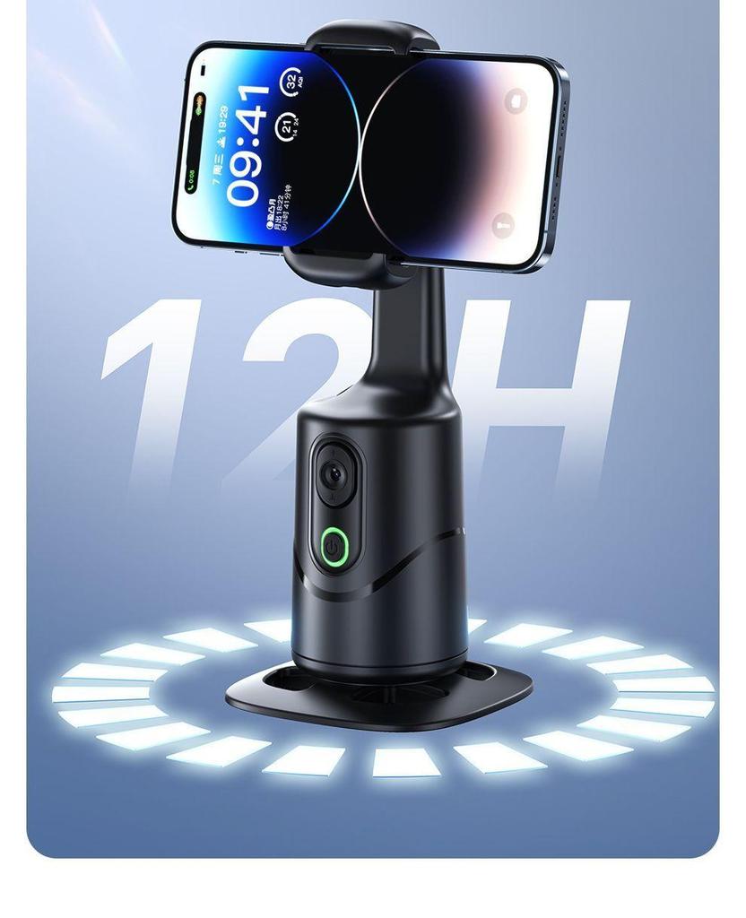 360°-Gesichtsverfolgungsgimbal: Intelligenter Anti-Wackel-Stabilisator für Mobiltelefone & Live-Streaming