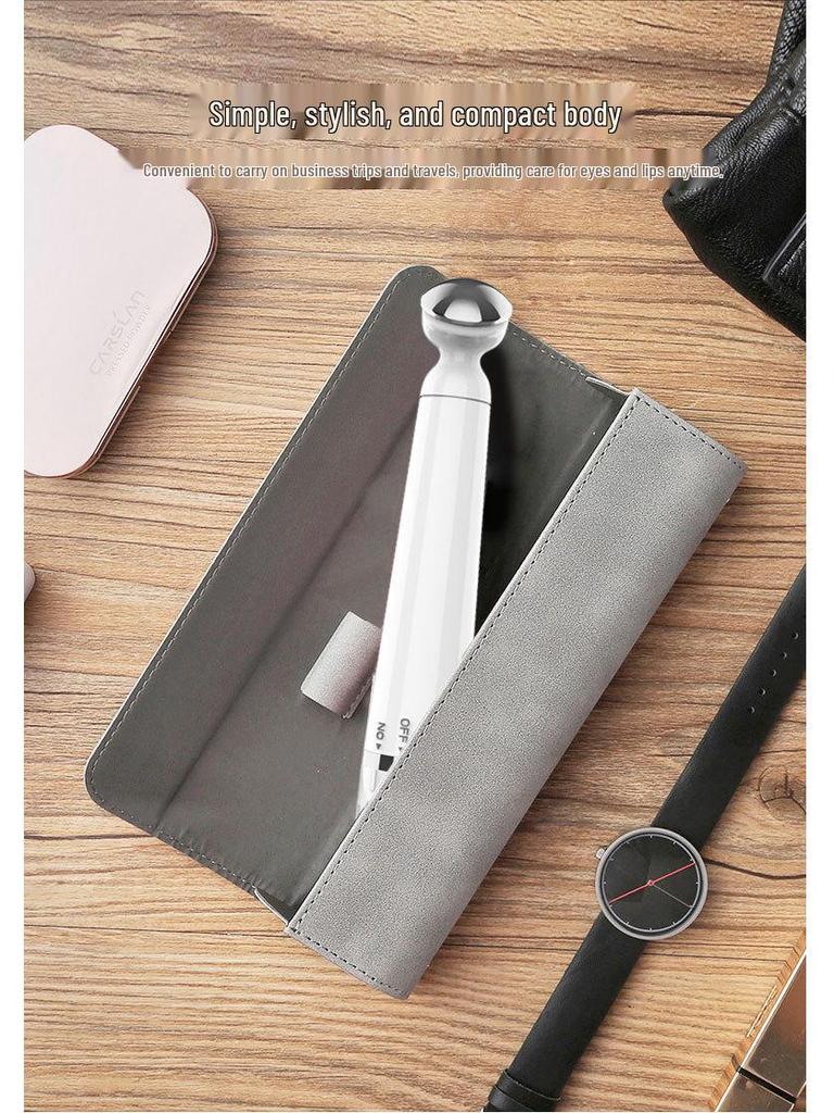 Eye Massager: Reduces Eye Bags, Fine Lines with Cold Compress & Vibration