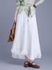 Irregular Mesh Pleated Midi Skirt: Stylish High-Waisted Spring 2026 Collection