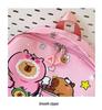 2025 Trendy Capybara Print Backpack: Cute, Fashionable, Versatile Double Shoulder Bag with Large Capacity for Students