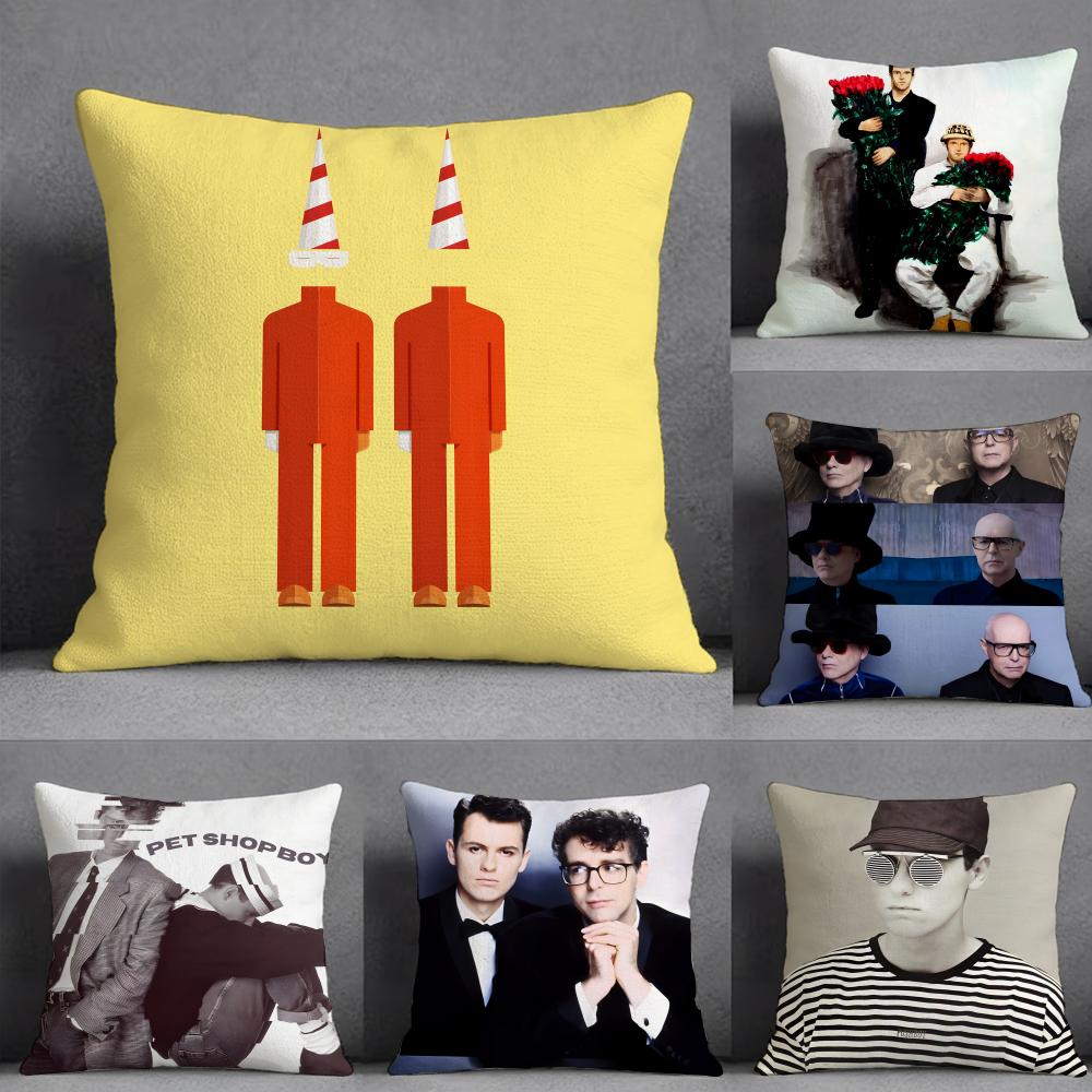 Pet S-Shop Boys SINGER Pillow Case Pillowcase, Double-sided Printed, Sofa Cushion, Bedroom Headboard Pillow