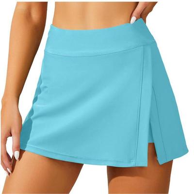 2025 Hızlı Kuruyan Anti-Eğilimli Yandan Yırtmaçlı Spor Yüzme Eteği