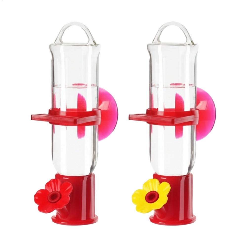 Hummingbird Feeders Portable Transparent Hanging Bird Feeders Removable Lightweight Water Bowl Garden