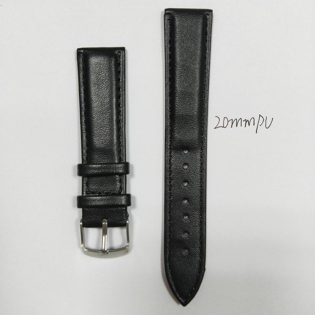 Bamboo Pattern Faux Leather Watch Strap, Men's & Women's, PU Leather, 16/20/22mm