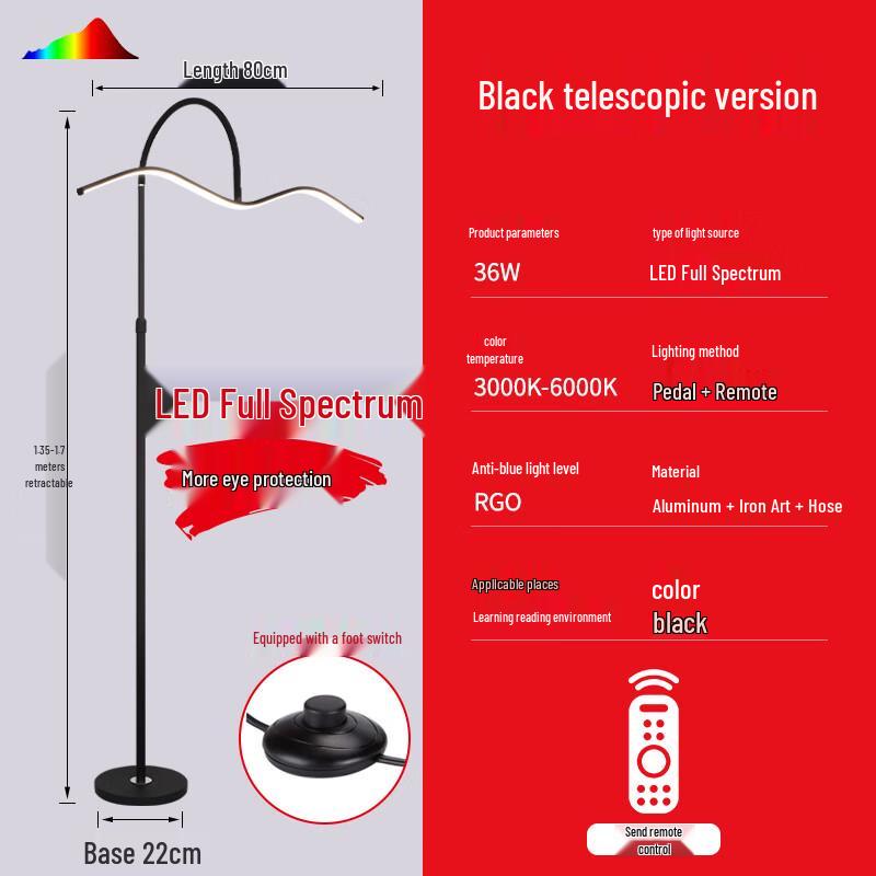 Minimalist Piano Style Floor Lamp