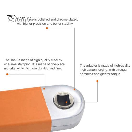 Offset Extension Wrench Square Drive Adapters Rustproof Corrosion Resistant Sturdy Universal Extension Wrench Tool Set