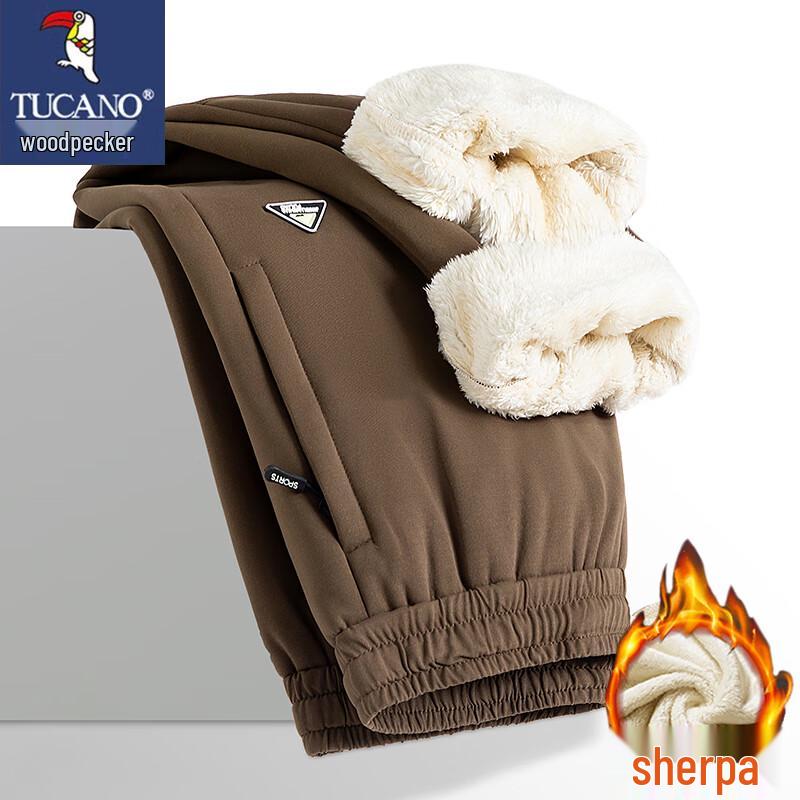 Tucano Men's Plush Lined Winter Warm Casual Pants