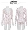 In Stock Floral Buttoned Long Sleeve Jumpsuit - Early Autumn Women's Fashion