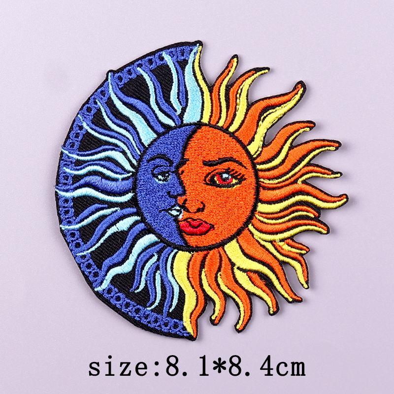 Wilderness Patch Iron On Patches For Clothing Outdoor Embroidered Patches On Clothes Camping Embroidery Patch Hook Loop Stickers