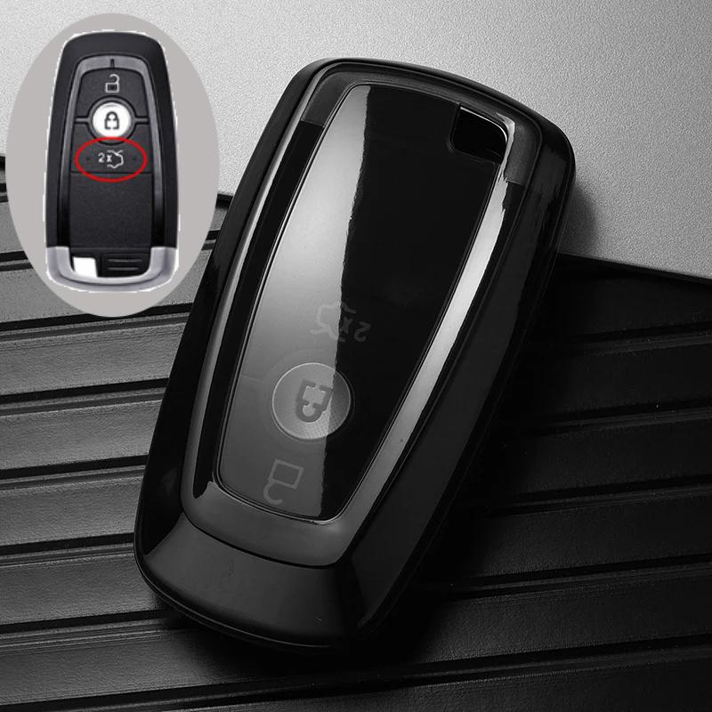 TPU pouzdro na dálkové ovládání na klíček kryt Shell Fob For Ford Edge Fusion Mustang Explorer F150 F250 F350 Ecosport držák chrániče Keyless