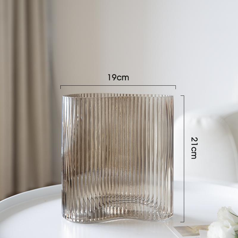 

Ваза Украшения Гостиная Цветочная Композиция Стекло Прозрачный Аквакультура Цветы Спальня Легкая Роскошь