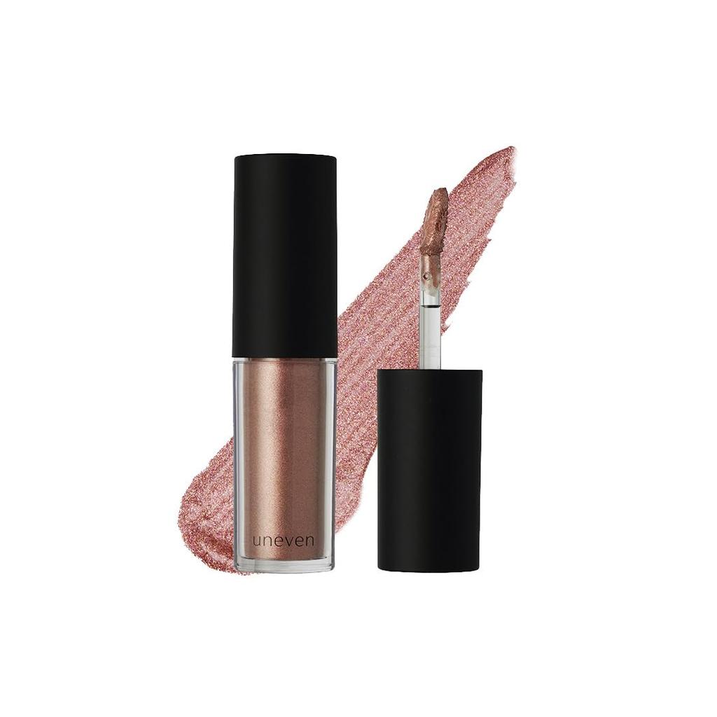 Uneven Liquid Eyeshadow Eye Makeup for Women (Mauve)