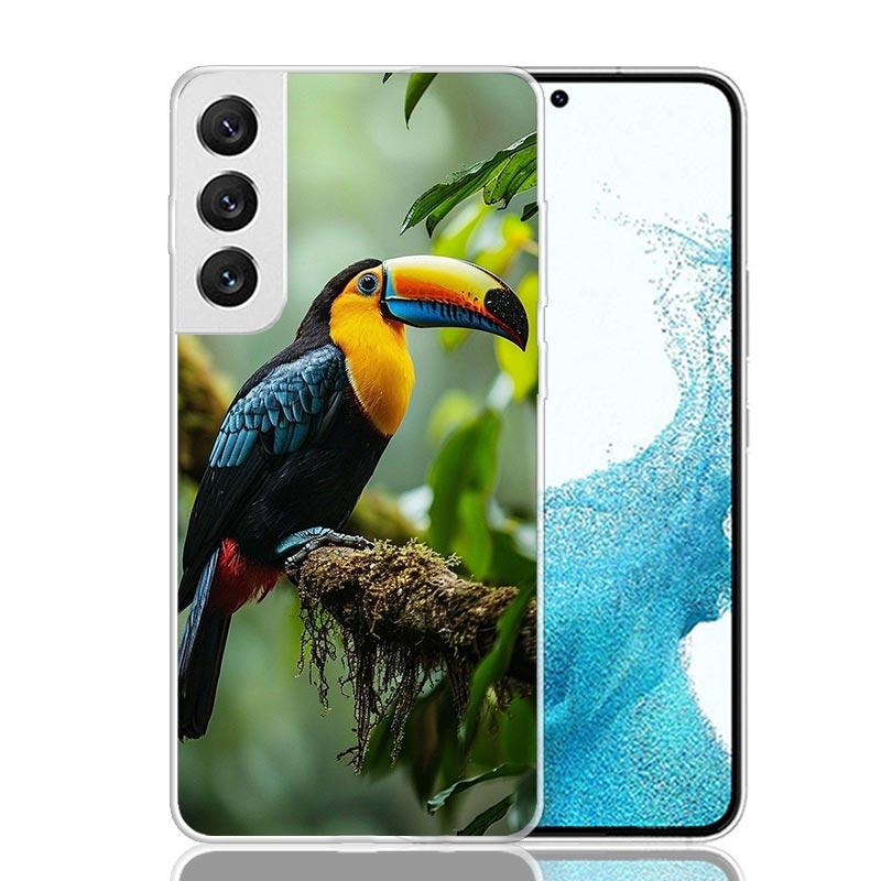 Tropical Toucan Phone Case For Samsung Galaxy S26 S25 Edge S24 S23 FE S22 Ultra S21 Plus S20 + Fundas Cover Coque Galaxy S25 S24