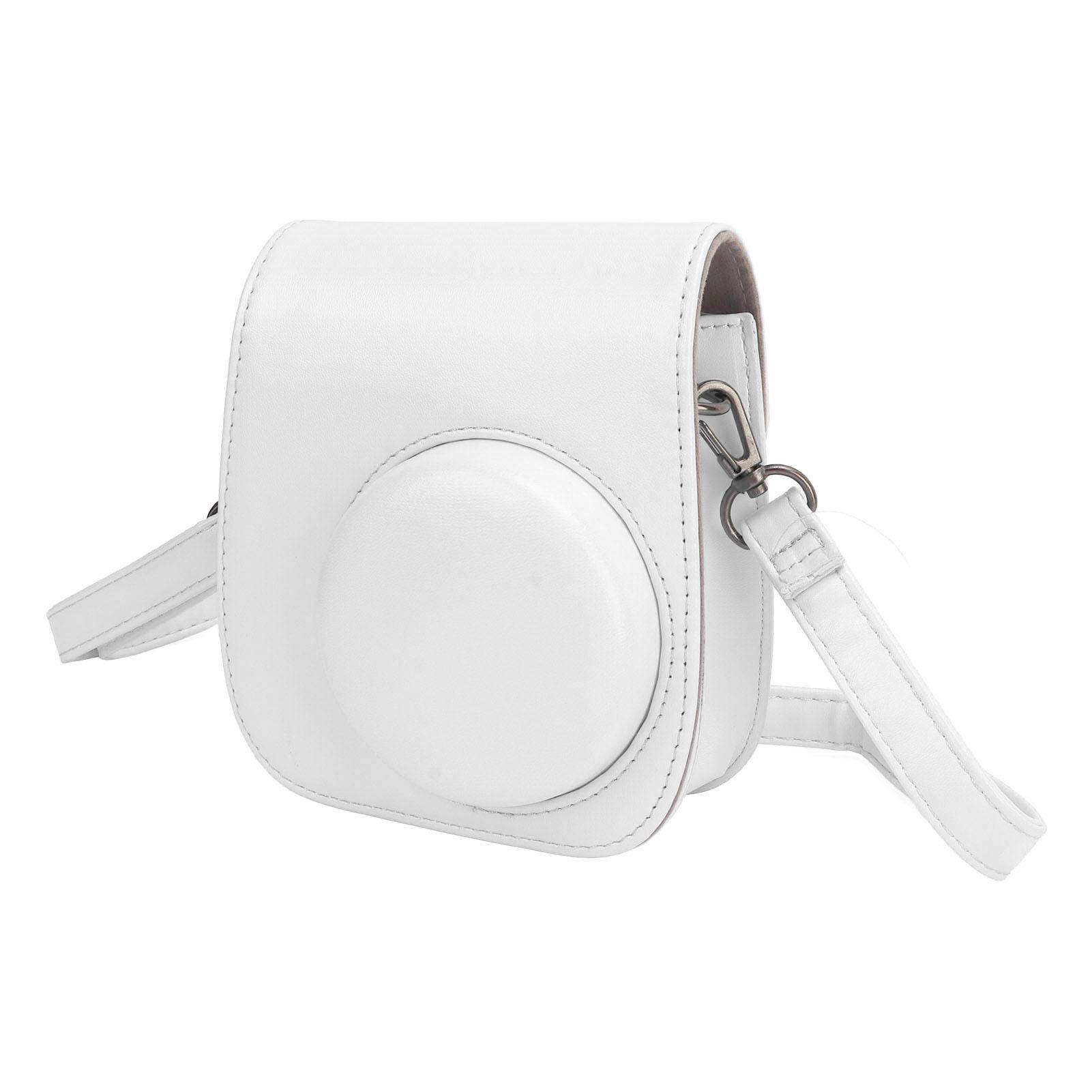 

Захисний чохол для міні-камери для миттєвої камери, поліуретановий чохол для Fujifilm Instax Mini 12 з альбомними фільтрами, кольоровий білий