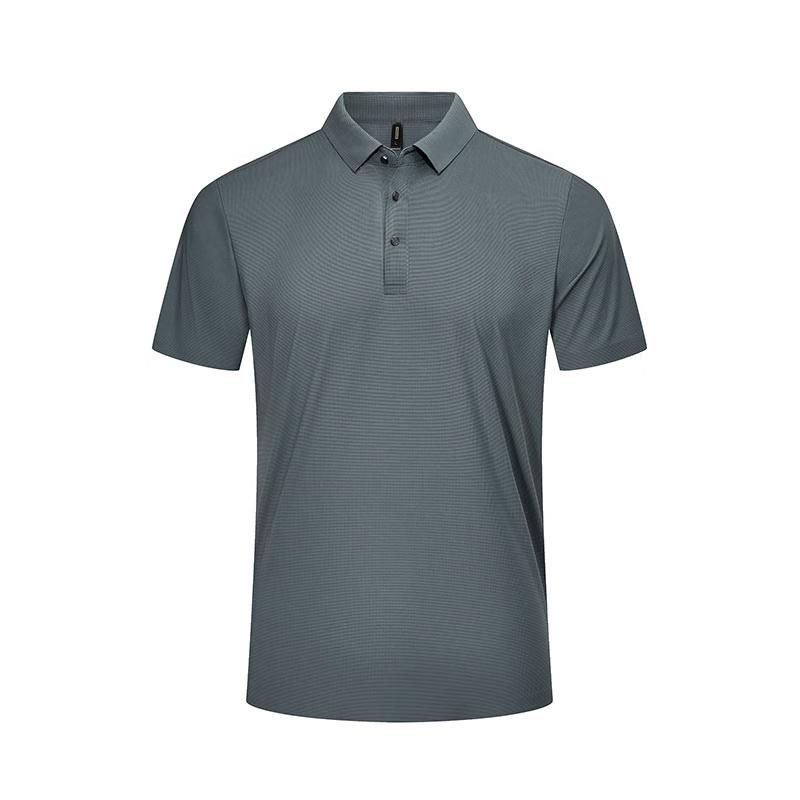 Befiso Men's Solid Nylon Polo Shirt