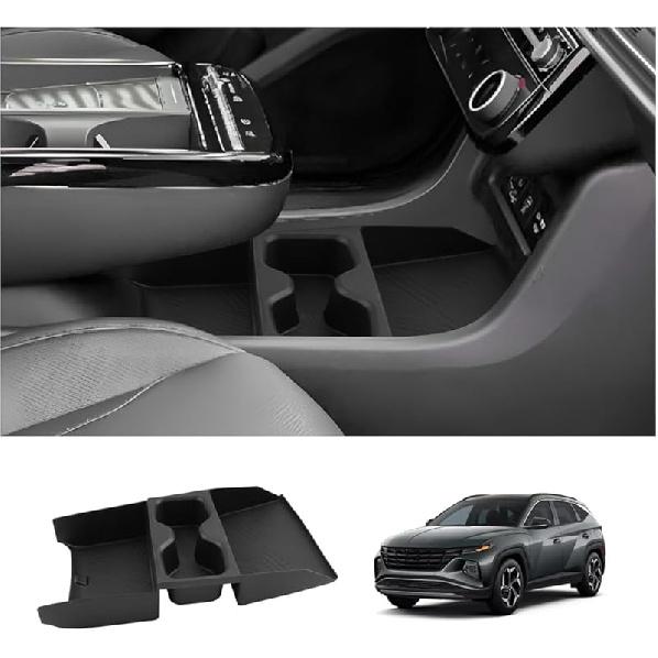 Center Console Organizer Compatible With 2025 2026 Hyundai Tucson SEL/SE Armrest Storage Box Armrest Console Organizer 2025 Tucson Accessories (ONLY