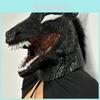 Venom Pferdekopflatexmaske für Halloween Cosplay Erschreckendes Kostümzubehör