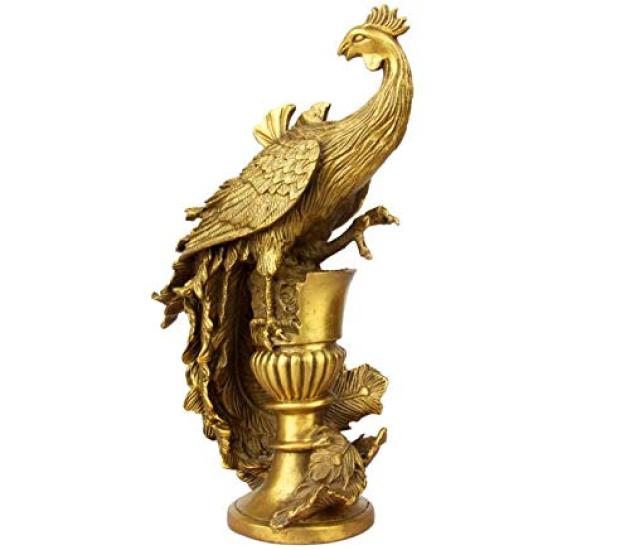 Feng Shui Copper King of Birds Feng Shui Object HP0074 (YISHUI) Phoenix, Ornament, Item,